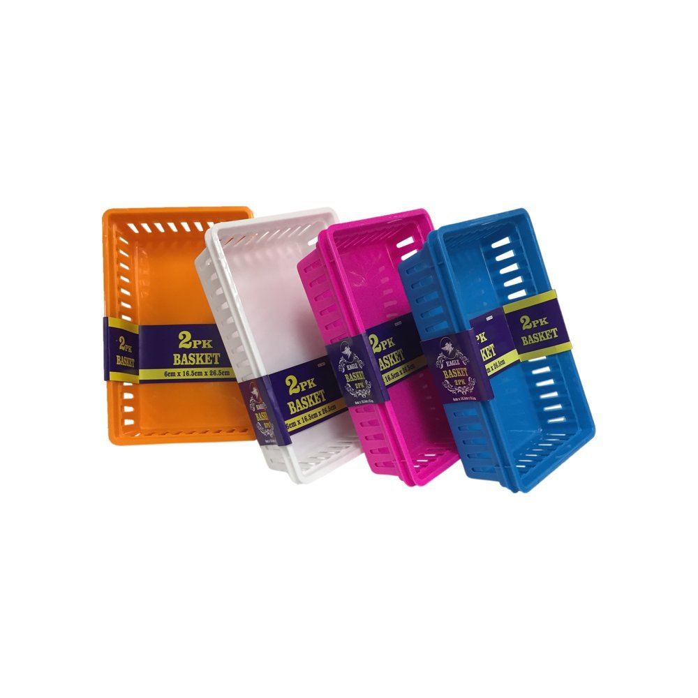 8 Piece Star Packs Wide Square Storage Baskets for Pencils, Markers, Crayons, Pens, Cards, Etc., Great Teacher Resources and Storage for Classroom