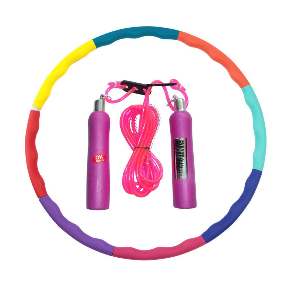 GREAT MASTER Hula Hoop,EXCURSIVE, HPPLA,Hula Hoop by Glitter Collection with Skipping Rope (B074P138SZ) Amazon Price History, Amazon Price Tracker