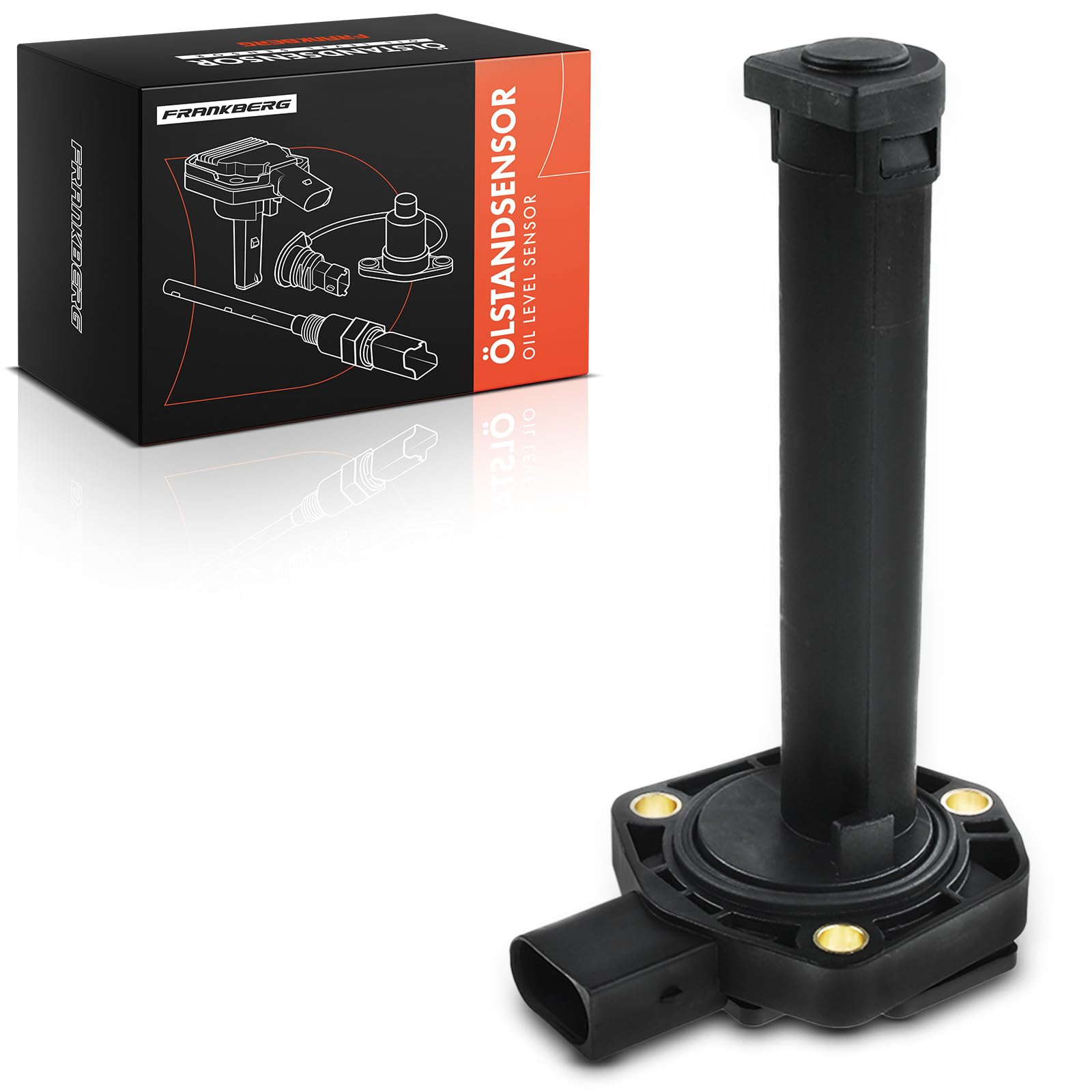 Frankberg Sensor de nivel de aceite | Compatible con: Serie 5 F10, Serie 3 E90, Serie 6 Coupé F13, Serie 5 Touring E61, X6 E71 E72, X5 F15 F85