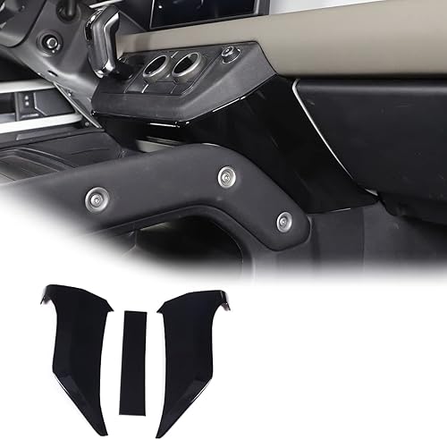 JONKOKO Consola central de auto para estilo de automóvil, panel de rodilla y codo, cubierta lateral, accesorios de decoración para Land Rover