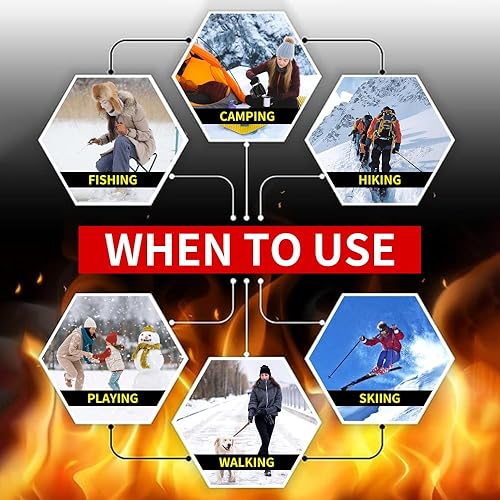 Miniatura 5 de 101520 Pairs Toe Warmers with Adhesive, Toe Warmers Insole Feet Warmers Air Activated Heating Patch for HikingCamping and Skating