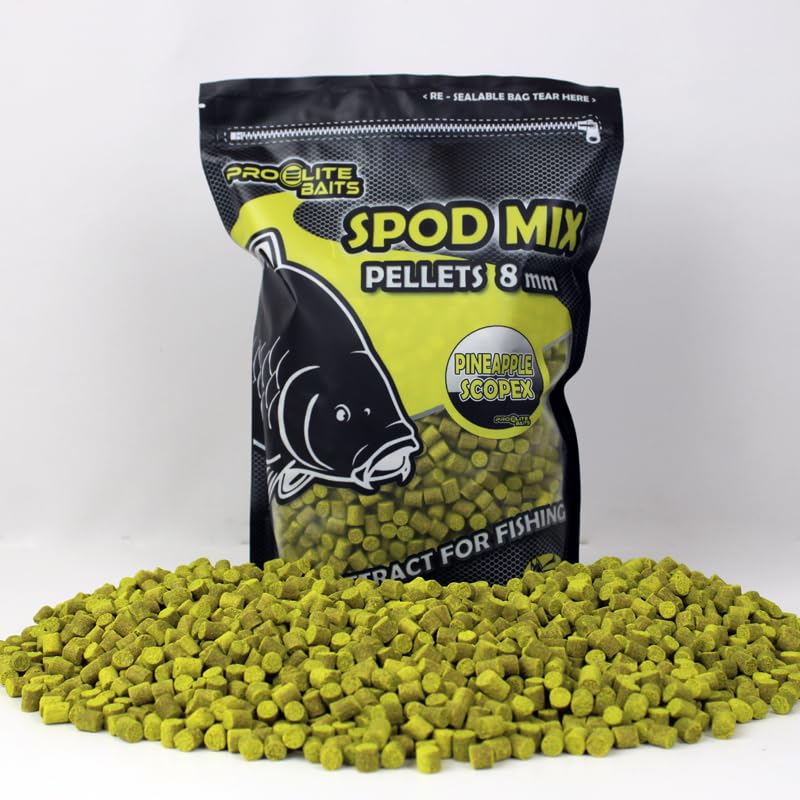 Pellets 8mm Spod Mix Pro Elite Baits | Carp Food | Pellets atrayentes Pesca de Peces Grandes |