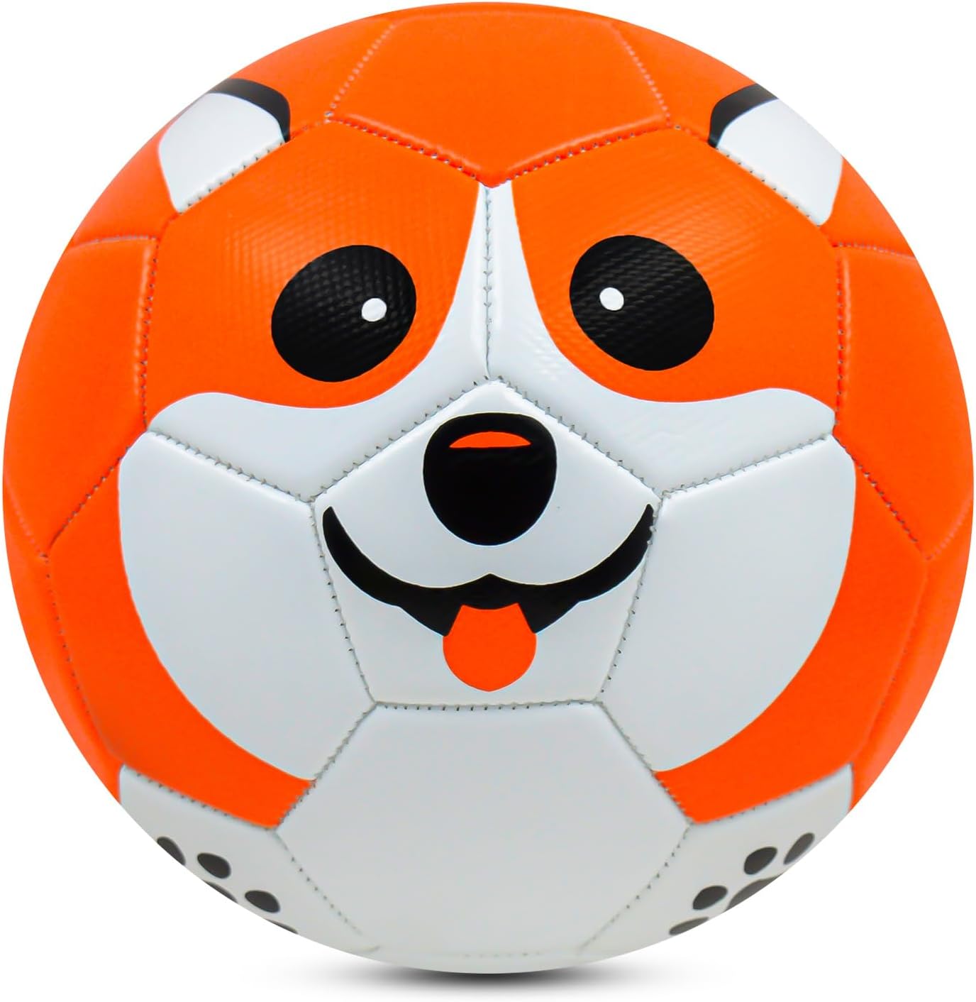 Synco Kids Football | Puppy Face Design | Suitable for Kids Aged 4-8 | Soft and Durable | Toy Football for Indoors and Outdoors | BIS Approved | Soccer Ball for Kids | Size-3