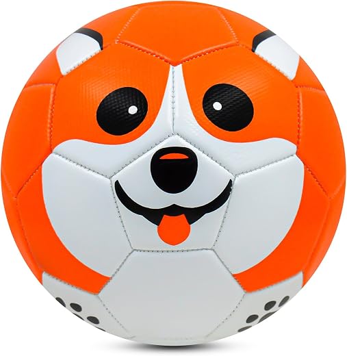 Synco Kids Football | Puppy Face Design | Suitable for Kids Aged 4-8 | Soft and Durable | Toy Football for Indoors and Out...