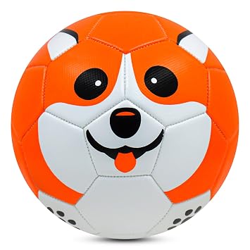 Synco Kids Football | Soft PVC Football | Kids Toy Ball for Indoor & Outdoor Gameplay | BIS Approved | Educational Ball | Size-3 (Puppy, 3)