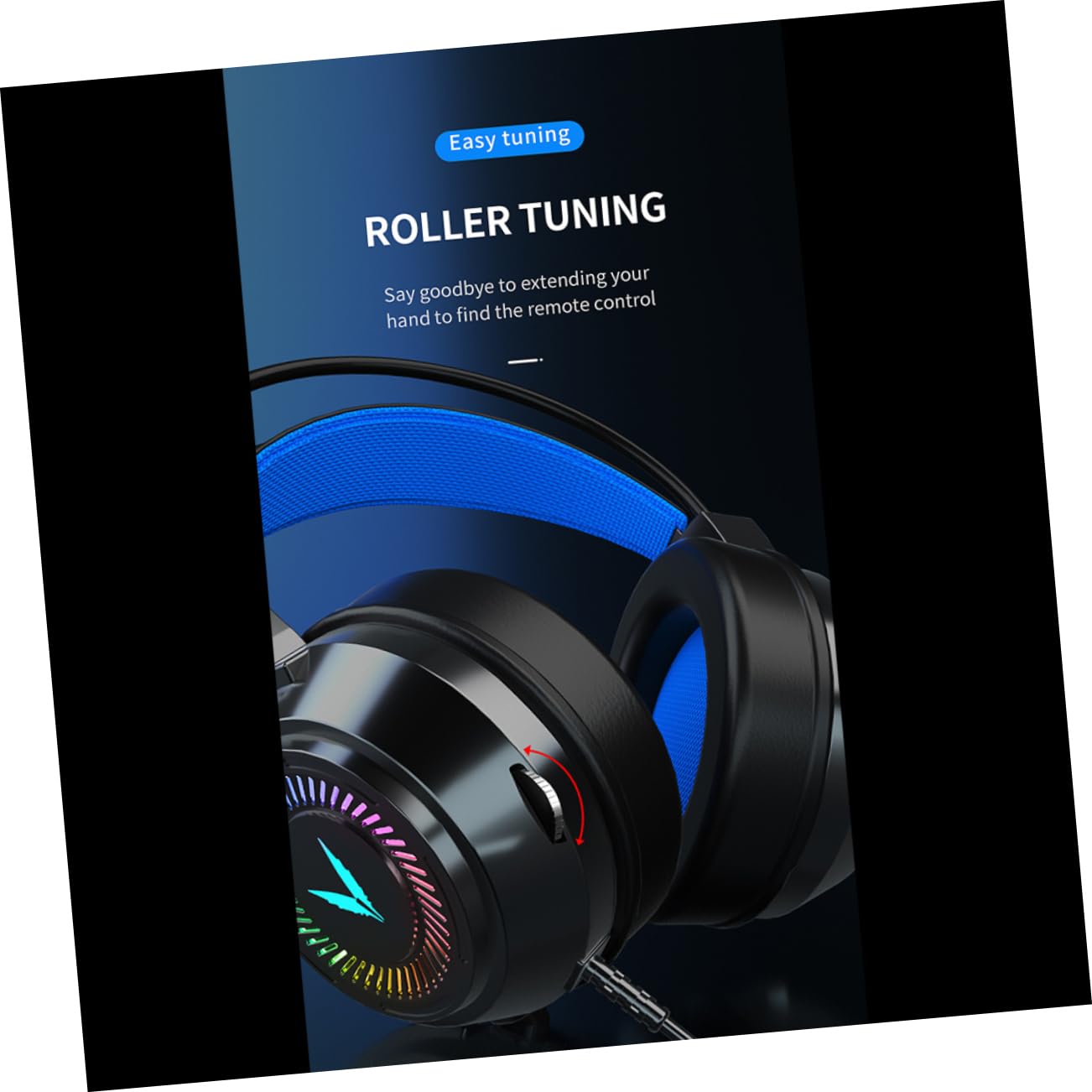 Angoily Cuffie da Gaming Cavo 3.5mm, Canale 7.1, Microfono