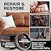 FORTIVO Leather Recoloring Balm with Mink Oil, Couch Repair Kit, Leather Dye and Restorer for Furniture