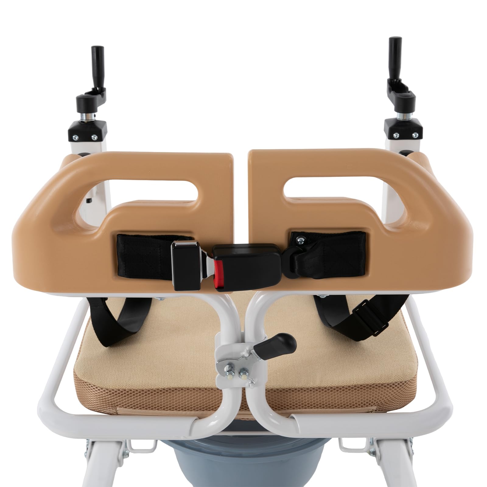 Silla de transferencia para pacientes para el hogar, silla de transferencia para pacientes con almohada, silla de ducha con ruedas