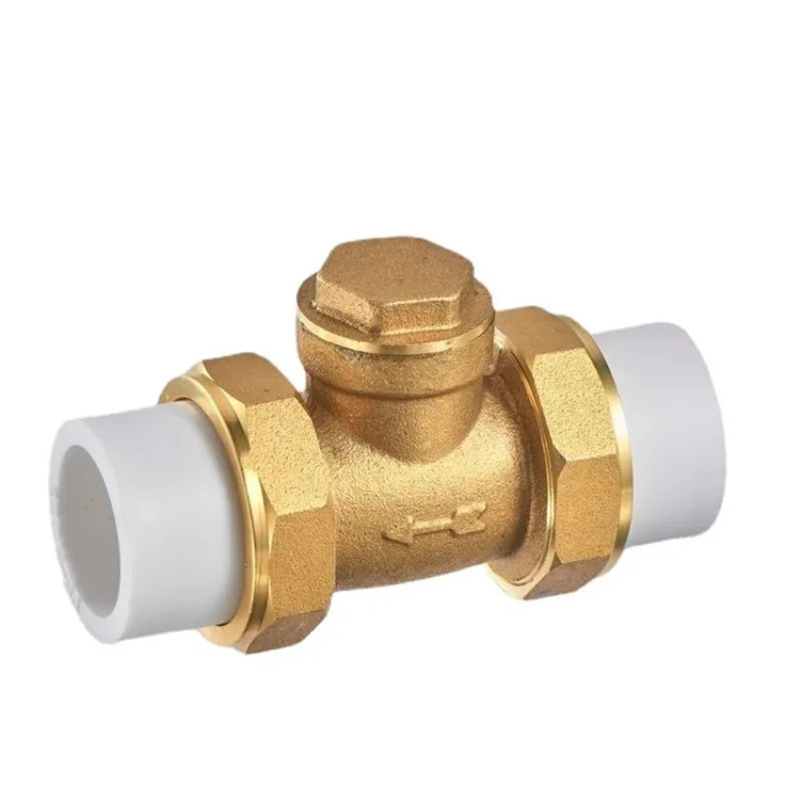 Brass Swing Check Valve BSP Female Thread One Way Non-Return Valve with Double Movable Joints(40mm)