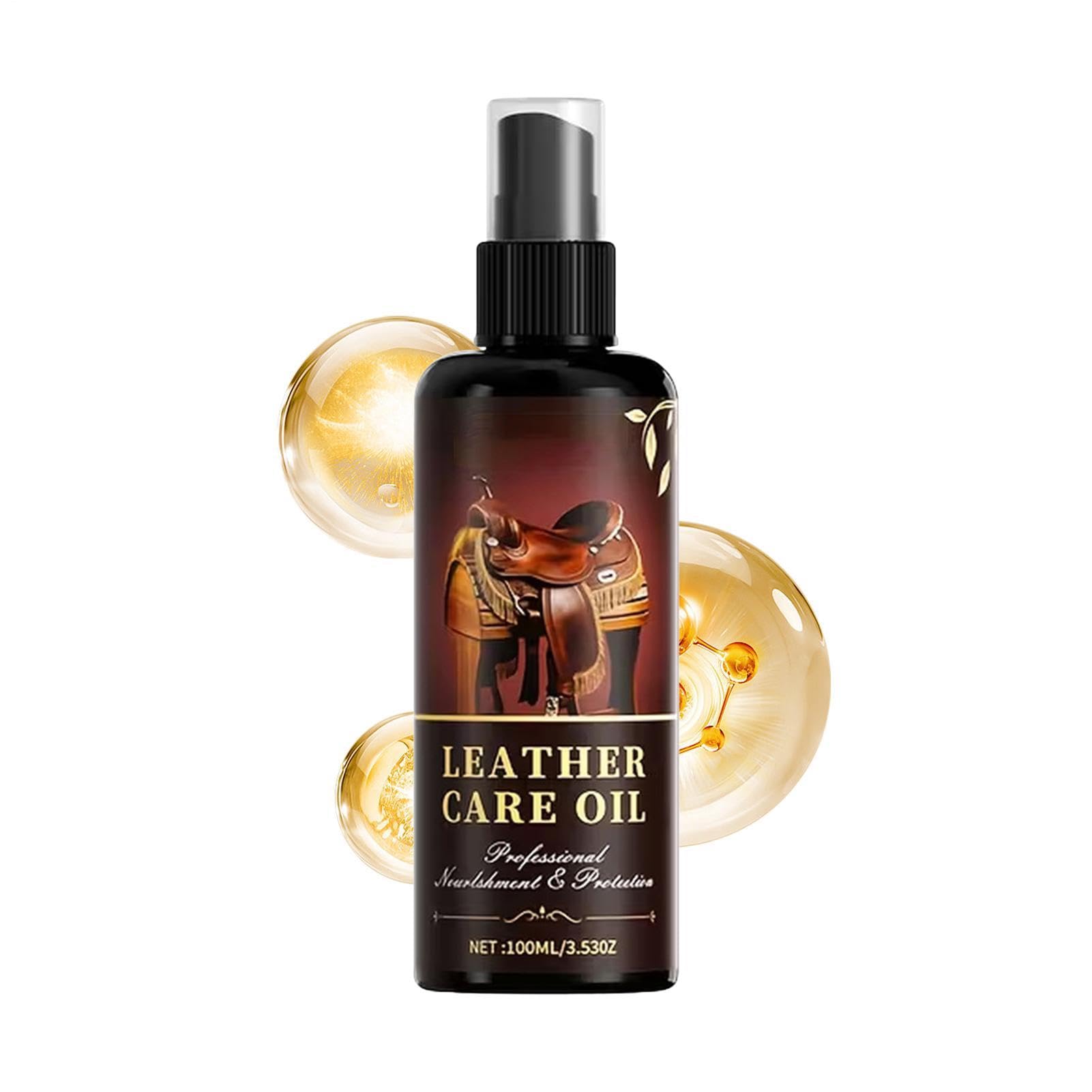 Saddle Leather Care Oil, Leather Conditioner, Neatsfoot Oil