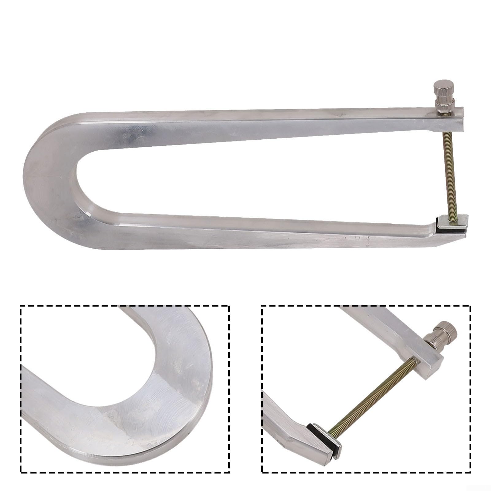 Zoegneer Morsetto multifunzionale per ponte chitarra, in alluminio, per strumenti di riparazione liutai, 5 misure (profondità 24 cm)