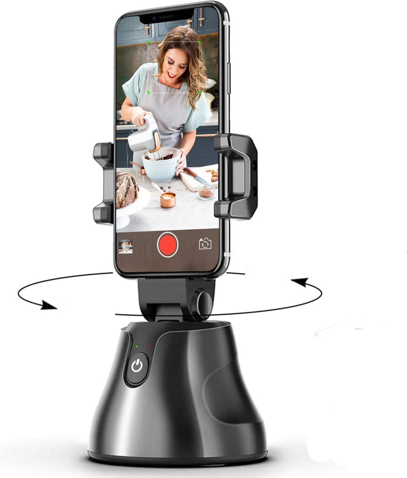 Selfie Stick Tripod 360°Rotation Auto Smart Face & Object