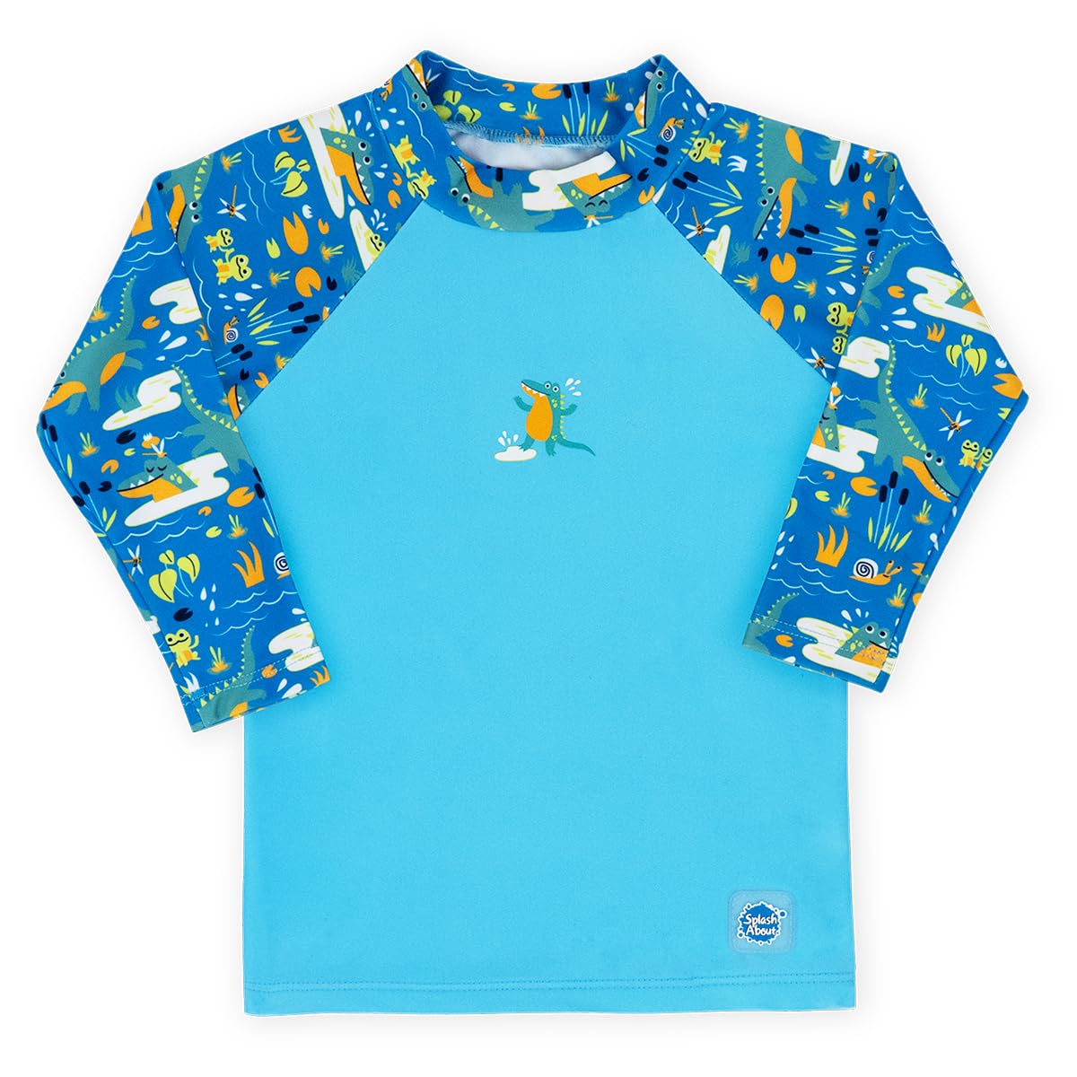 Splash About Long Sleeve Rash Top, Crocodile Swamp - 1 Year