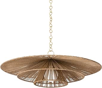 Troy Lighting F1736-VGL Levan - 1 Light Pendant 12.5 inches Tall and 36 inches Wide - Vintage Gold Leaf Finish