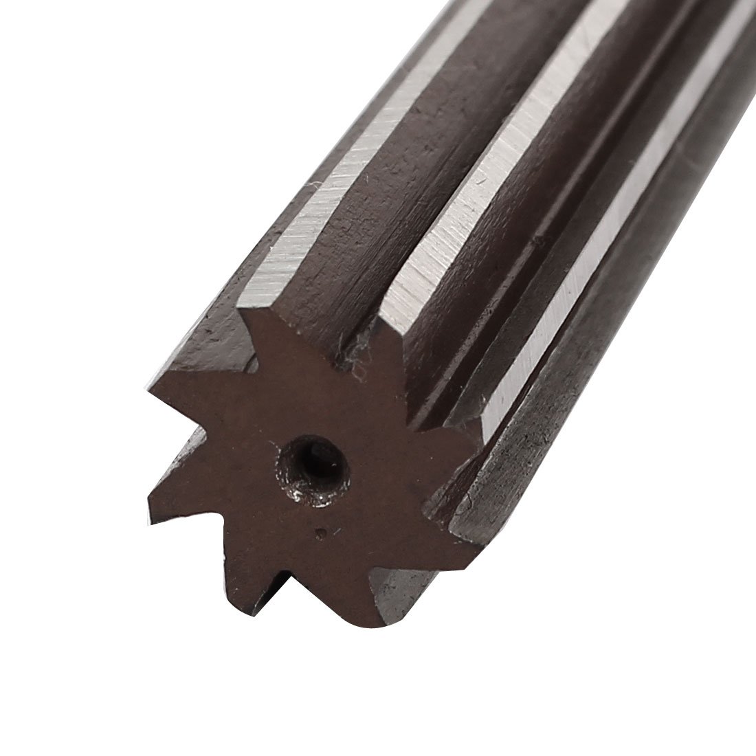 Uxcell 6.6mm Carbide Tip 4 Straight Flutes Round Shank Lathe Machine Chucking Reamer Cutter - View #4