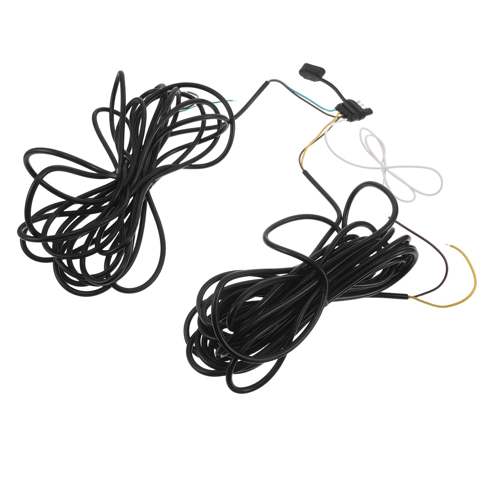 Alipis Vías Cable Extensión para Remolque con Arnés de Cableado de PVC Resistente para Luces de Barco Camper y RV Kit de Conexión Seguro para Remolque y Uso Exterior