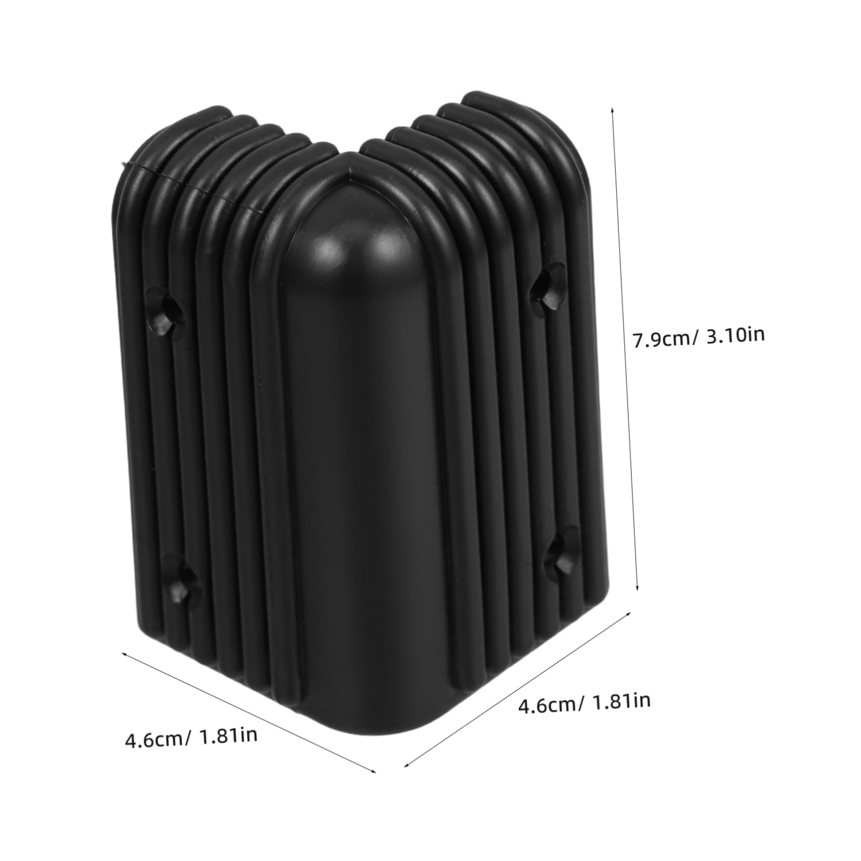 STOBAZA 12 Pack Speaker Corner Protectors Plastic Furniture Guards Desk Corner Protectors Safety Covers for Home Studio