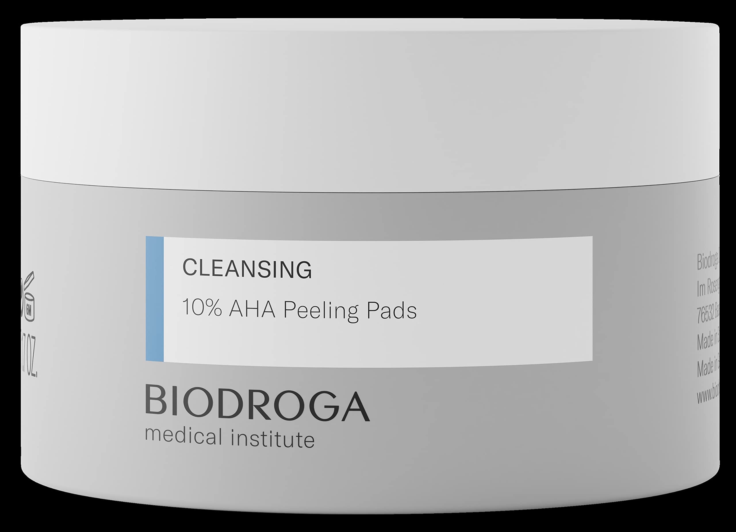 Biodroga 10% AHA exfoliante facial, 40 ml, limpieza facial