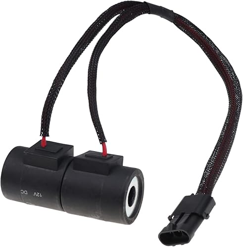 Miniatura 5 de Bobina doble de la válvula electromagnética AT163475 compatible con el cargador 300D 310D 315D de la retroexcavadora John Deere