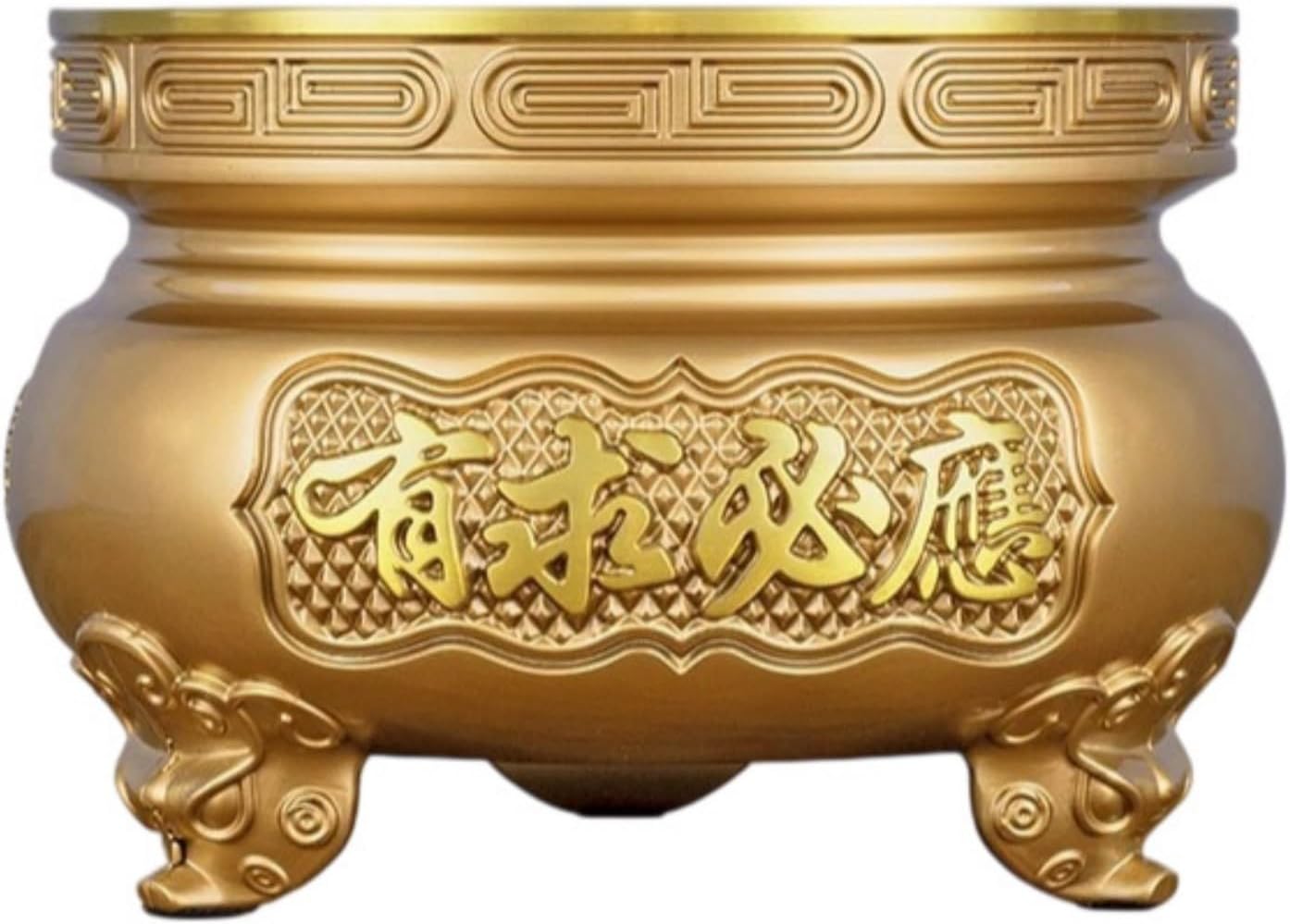 香炉家用纯铜室内供佛财神爷三足鼎炉 Feng Shui Home Office Shop Decorations