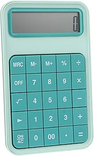 GATHINESS 1Pc 12-Calculadora Computadora Para Niños Simples Auxiliares De Cálculo Crianças 12 Calculadoras De Escritório Simples Calculadora De Mesa Botão Grande Tela Grande Estudante