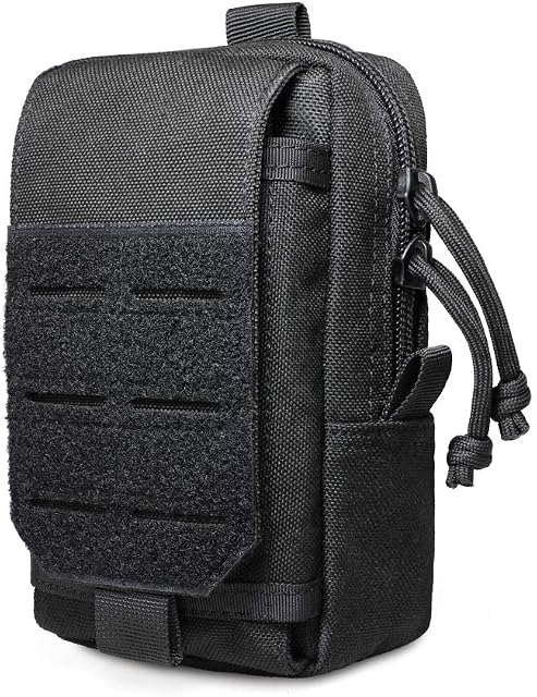 WYNEX Tactical EDC Pouch, Molle Utility Pouches Gadget Organizer Phone Holder Waist Pack IFAK Bag Smartphone Pouch Tool Holster Pocket Gadget Waist Pack
