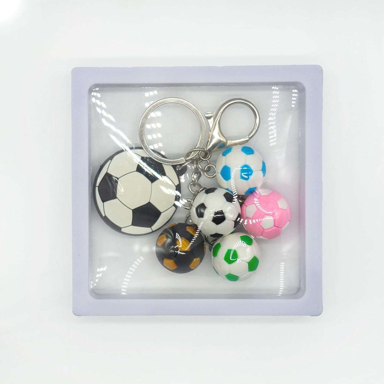 Creative 3D Cartoon Keychain, Soft PVC Rubber Keyring, Stacking Key Ring Pendant for Gifts & Accessories