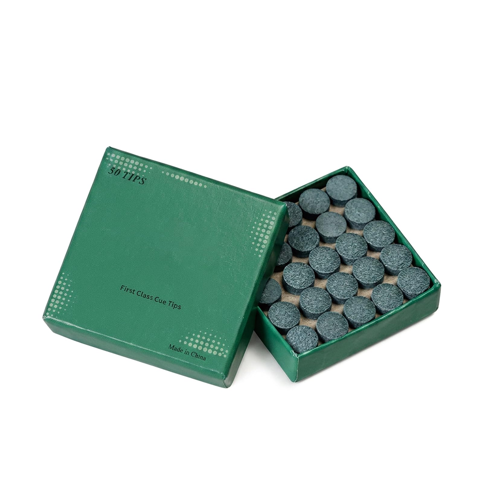 Snooker Cue Stick Tips, Professional Pool Cue Tips Replacement for Enhanced Performance, 9mm Size, 50 Pieces per Box-picture-29