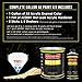 Restoration Shop - Championship White Acrylic Enamel Auto Paint - Complete Gallon Paint Kit - Professional Single Stage High Gloss Automotive, Car, Truck, Equipment Coating, 8:1 Mix Ratio, 2.8 VOC
