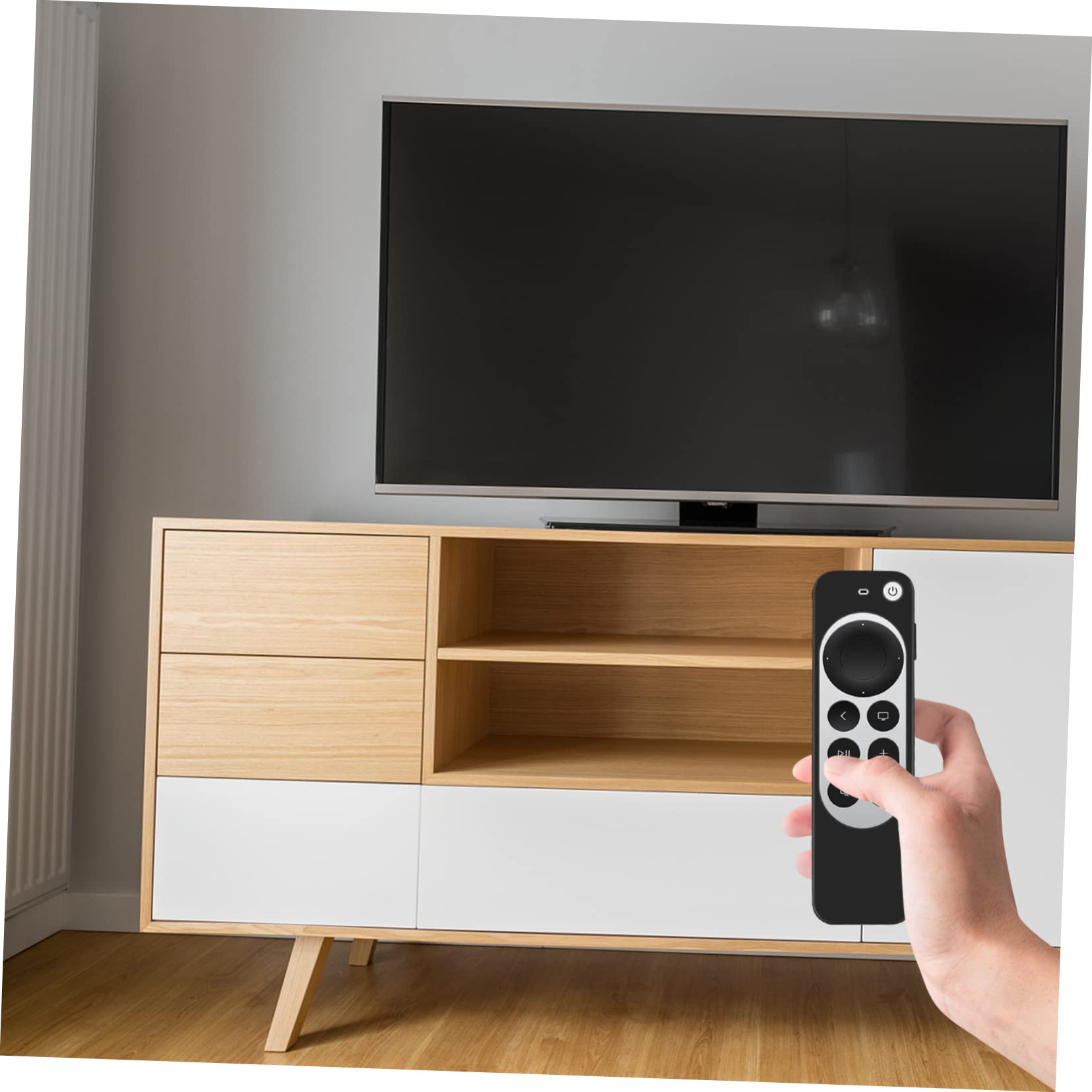 jojofuny 5pezzi Custodia Protettiva Per Telecomando Antiscivolo e Shockproof Facile Installare Accessorio Per Controllo Tv Con Design e Resistente