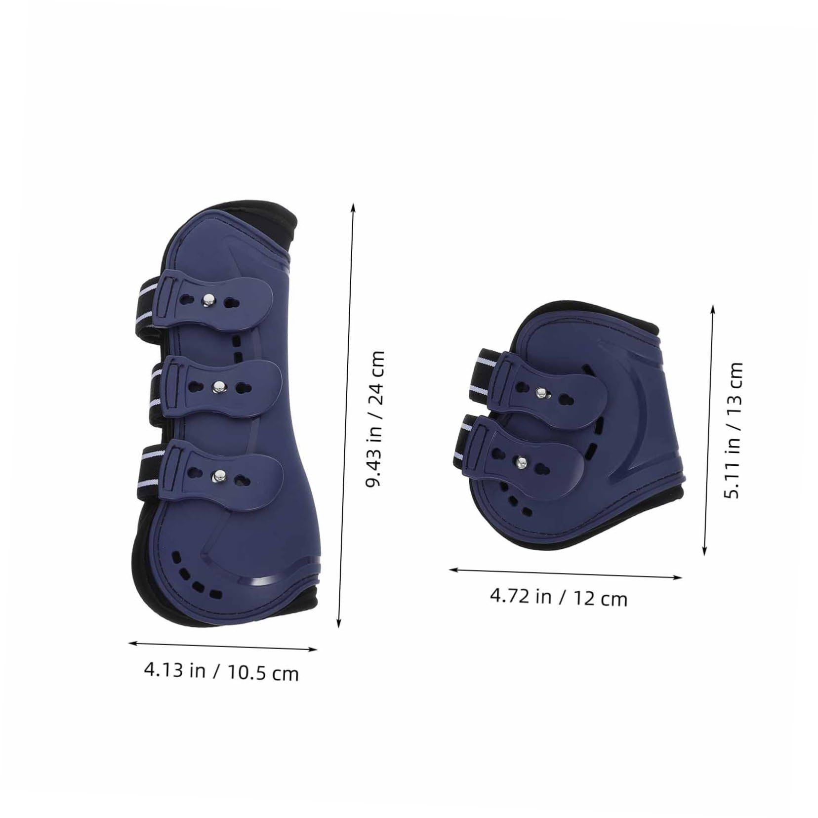 4 Stück Pferdebeingamaschen Pferdebeinschützer Pferdebeinwickel Pferdesehnengamaschen Pferdefußabdeckung Pferdeschienengamaschen Pferdestiefel Pferdetrailgamaschen