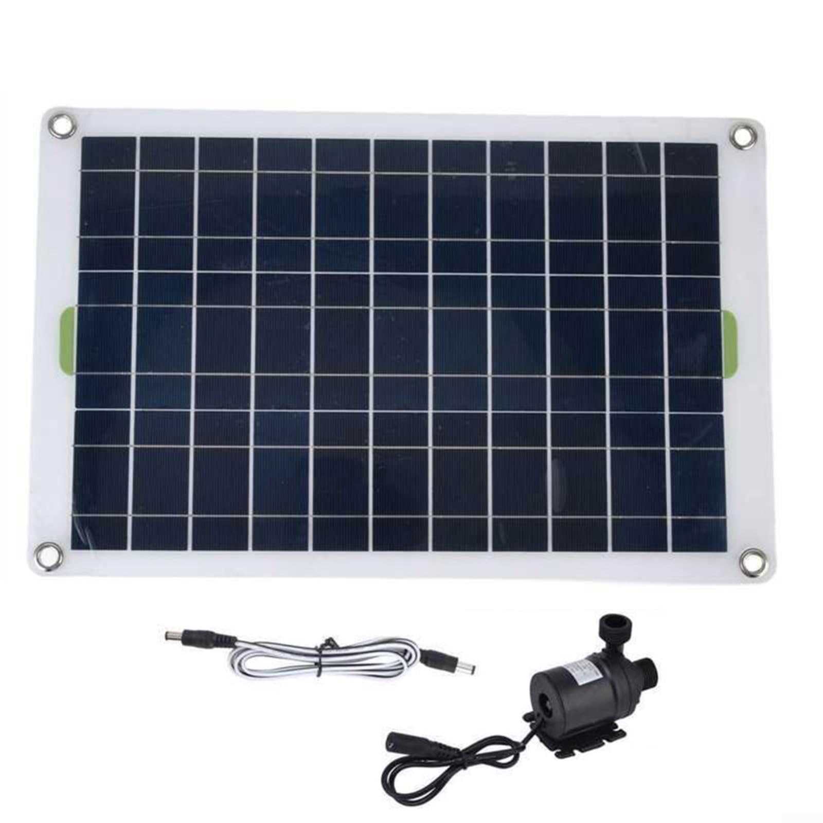 Set pompa ad acqua solare da 12 V, silenziosa, per giardino | silicone e plastica, alta efficienza, per abbeveratoio per uccelli, acquari, piccoli laghetti, durevole