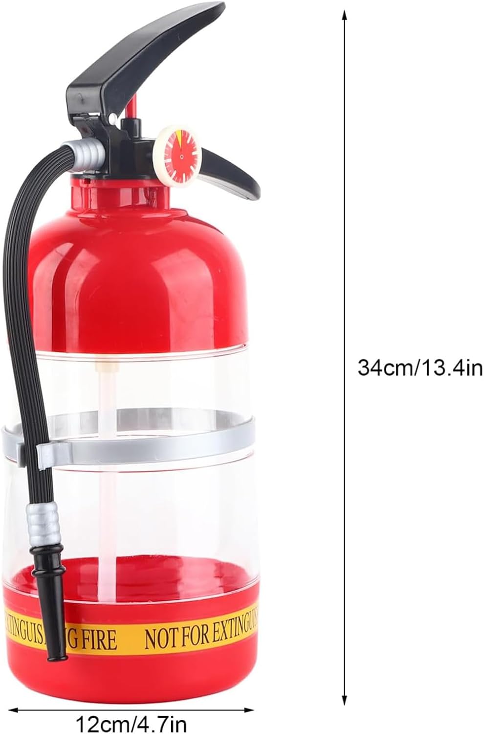 Liquor Dispenser Funny Extinguisher Shape Liquor Dispenser 2L/70oz Pump Drink Dispensers for Wine, Spirits, Beer and Drinks