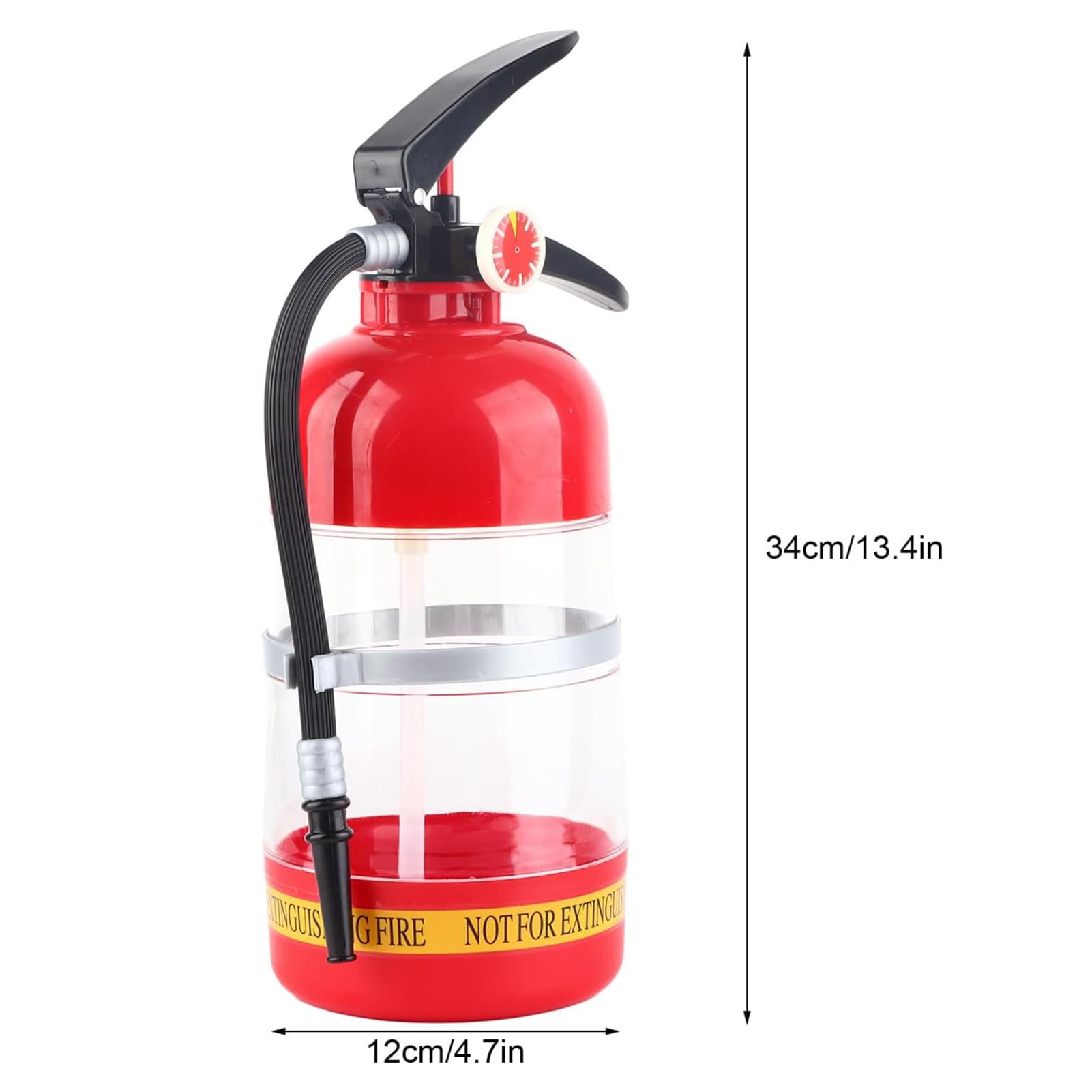 Dispensador de licor divertido con forma de extintor, dispensador de licor de 2L/70 onzas, dispensadores de bebidas para vino, licores, cerveza y bebidas 2