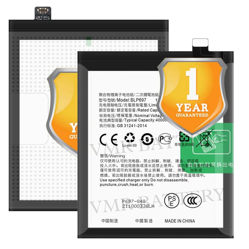 Image of Original BLP697 Battery Compatible for Oppo F11 Pro (CPH1969, CPH1987, CPH2209) - (4000mAh) - 1 Year Warranty K7