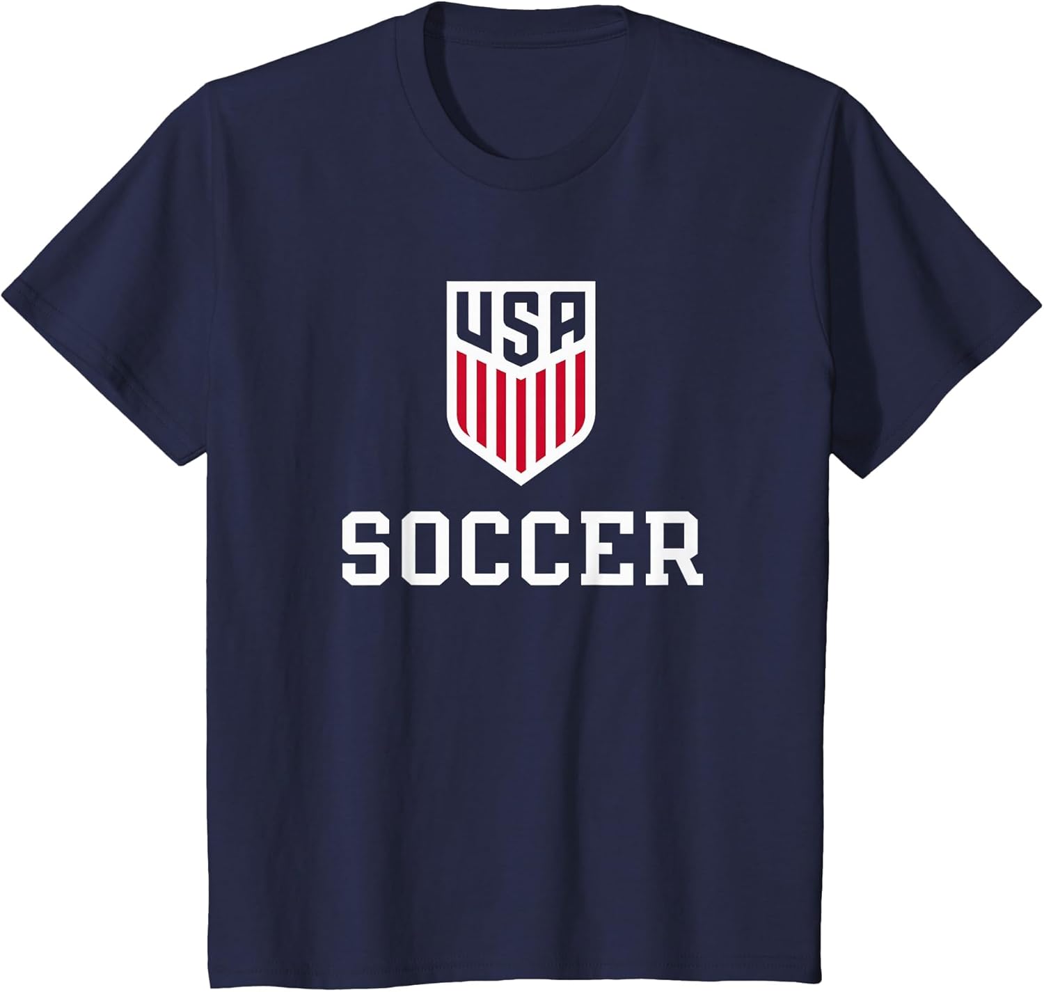 United States Soccer Icon Navy USMNT Officially Licensed T-Shirt, Youth, Navy Blue, Medium
