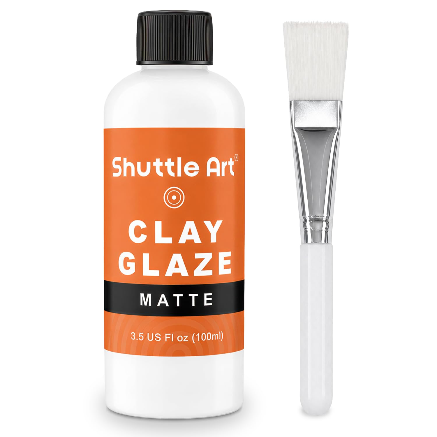 Shuttle Art Glazura do gliny, 100 ml, matowy lakier bezbarwny do modeliny