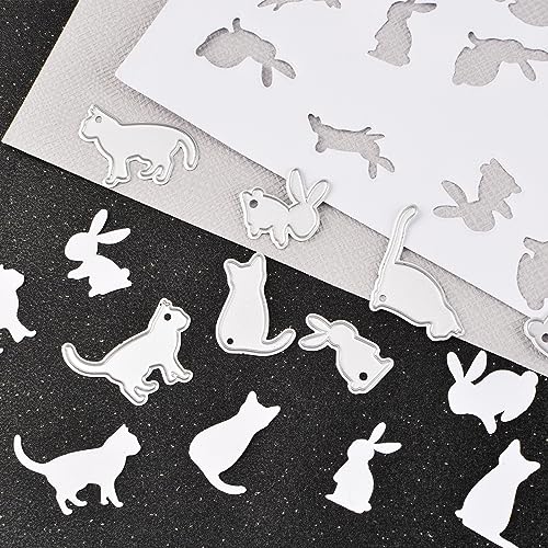 URROMA 13 PCS Rabbit Cat Cutting Dies Metal - Image 4