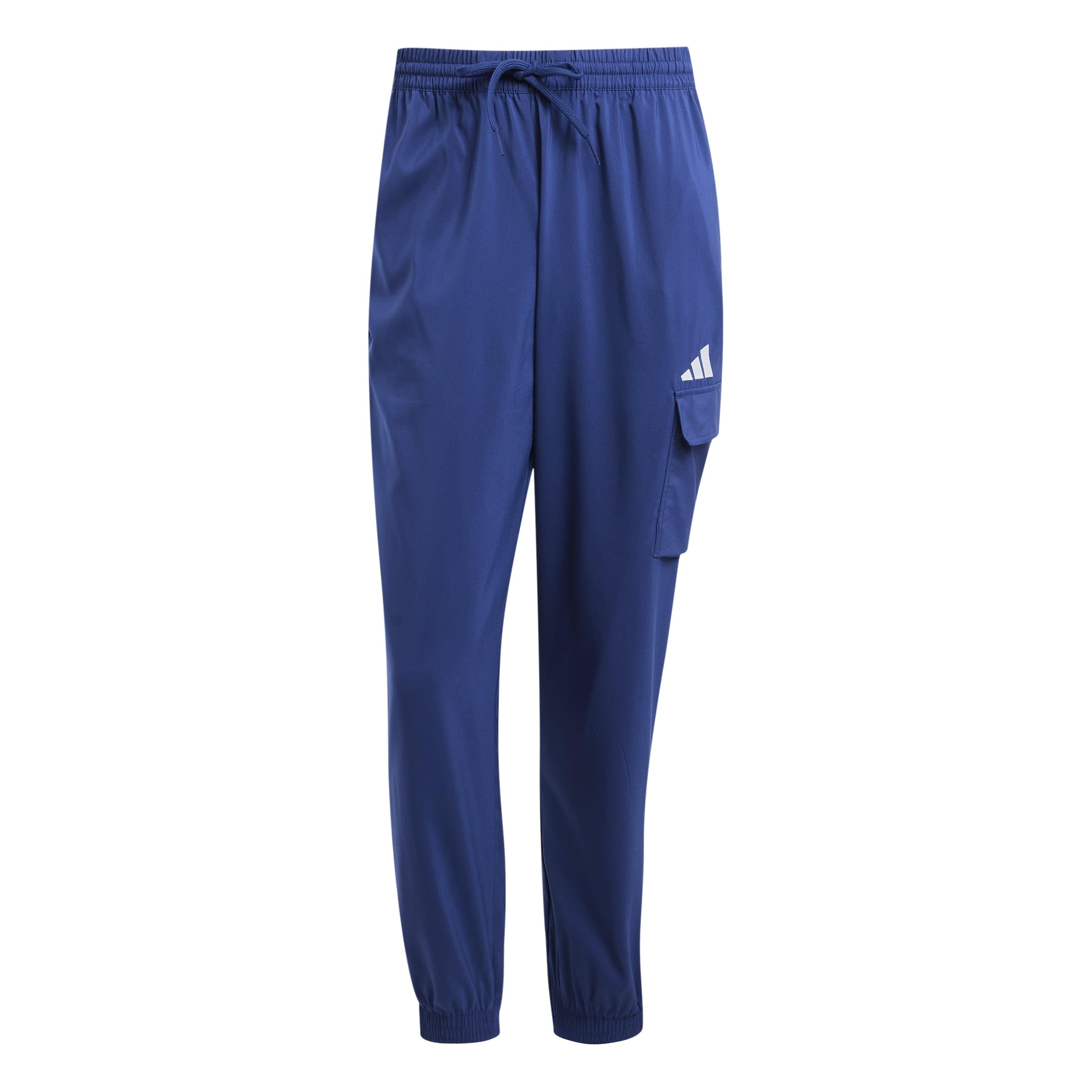 Adidas Bleu Jogging Trousers Essentials Small Logo