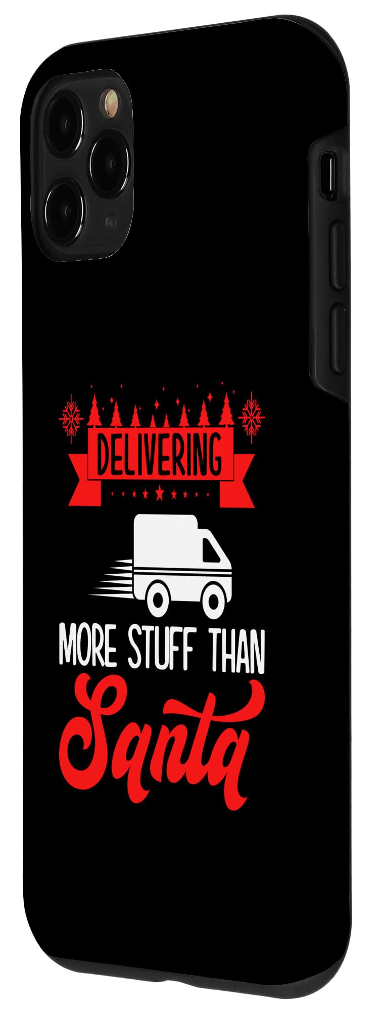 iPhone 11 Pro Postal Worker Santa Funny Christmas Design Case - Image 2