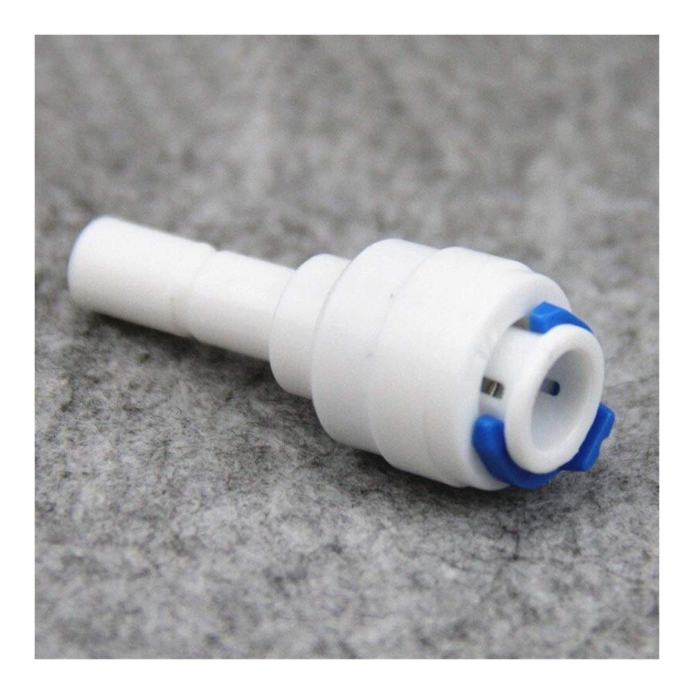 Accessories Repair Accessories 10pcs RO Water Plastic Pipe Fitting Straight 1/4" 3/8" Hose Connection To 1/4" 3/8" Pipe Reverse Osmosis Aquarium System Quick Coupling ( Color : 2pcs , Size : A )