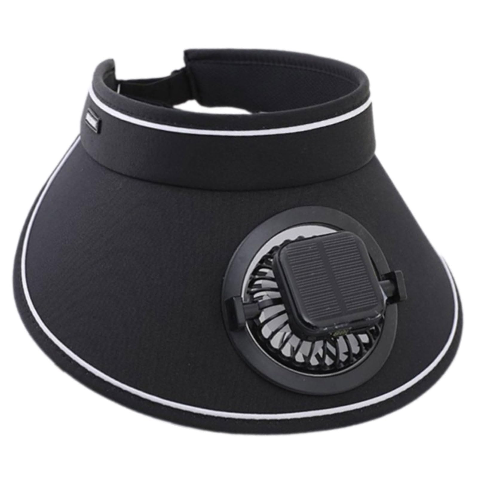 Solar Powered Ventilated Sun Hat Built in High Speed Fan Outdoor Gear for Heatwave Protections Rechargeable Ventilated Sun Hat