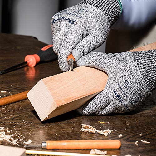 Dowellife Working Gloves For Men And Women, Cut Resistant Work Gloves, Comfortable Gardening Gloves, Durable Mechanics Gloves And Flexible Fishing Gloves (Small, Grey) #TOP1