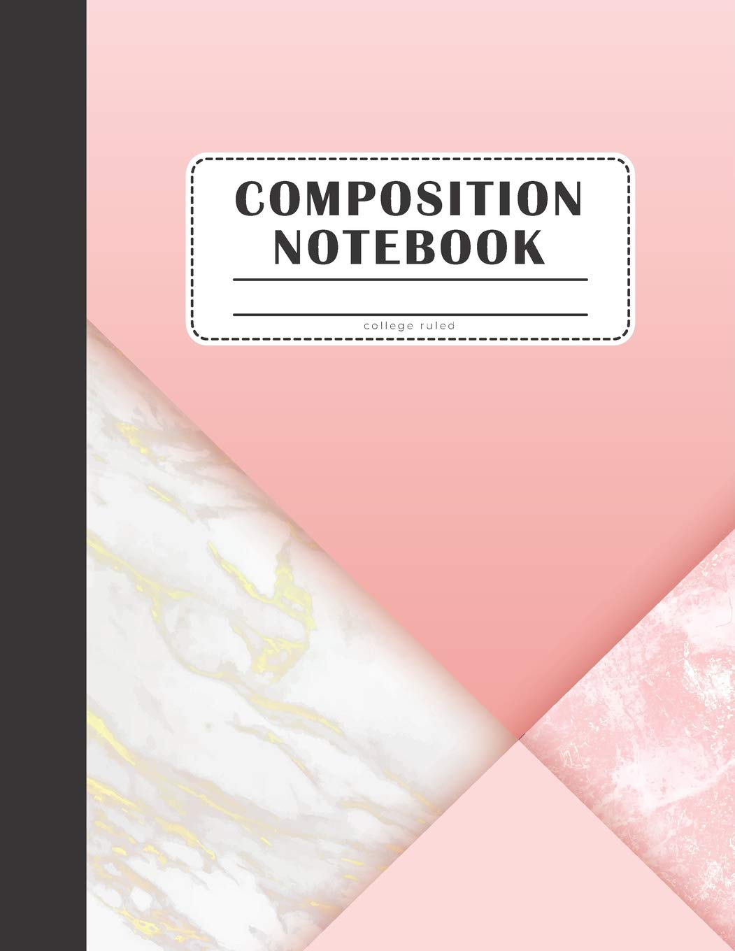 Composition Notebook College Ruled: Pink Premium Marble - Cute Notebook and Journal With Blank Lined Notebook