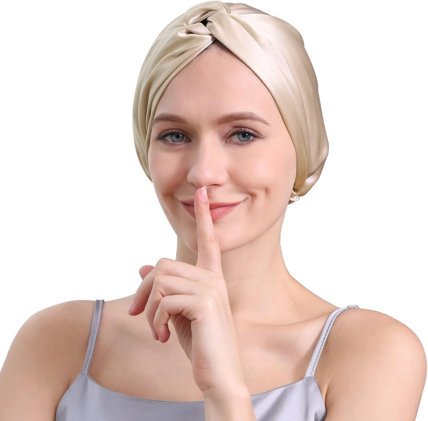 DAISYSILK 100 Pure Mulberry Silk Hair Bonnet for Sleeping Silk Hair Wrap for Women