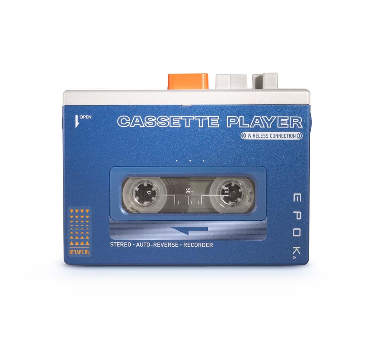 BIGBEN Baladeur Cassette Bluetooth 5.4, Enceinte BT, Lecteur Enregistreur, Auto-Reverse, Rechargeable USB-C, Pack Complet 4-en-1 avec Casque 3.5mm, K7 et crayon - idéal Mixtape – EPOK REWIND+ BTTAPEBL