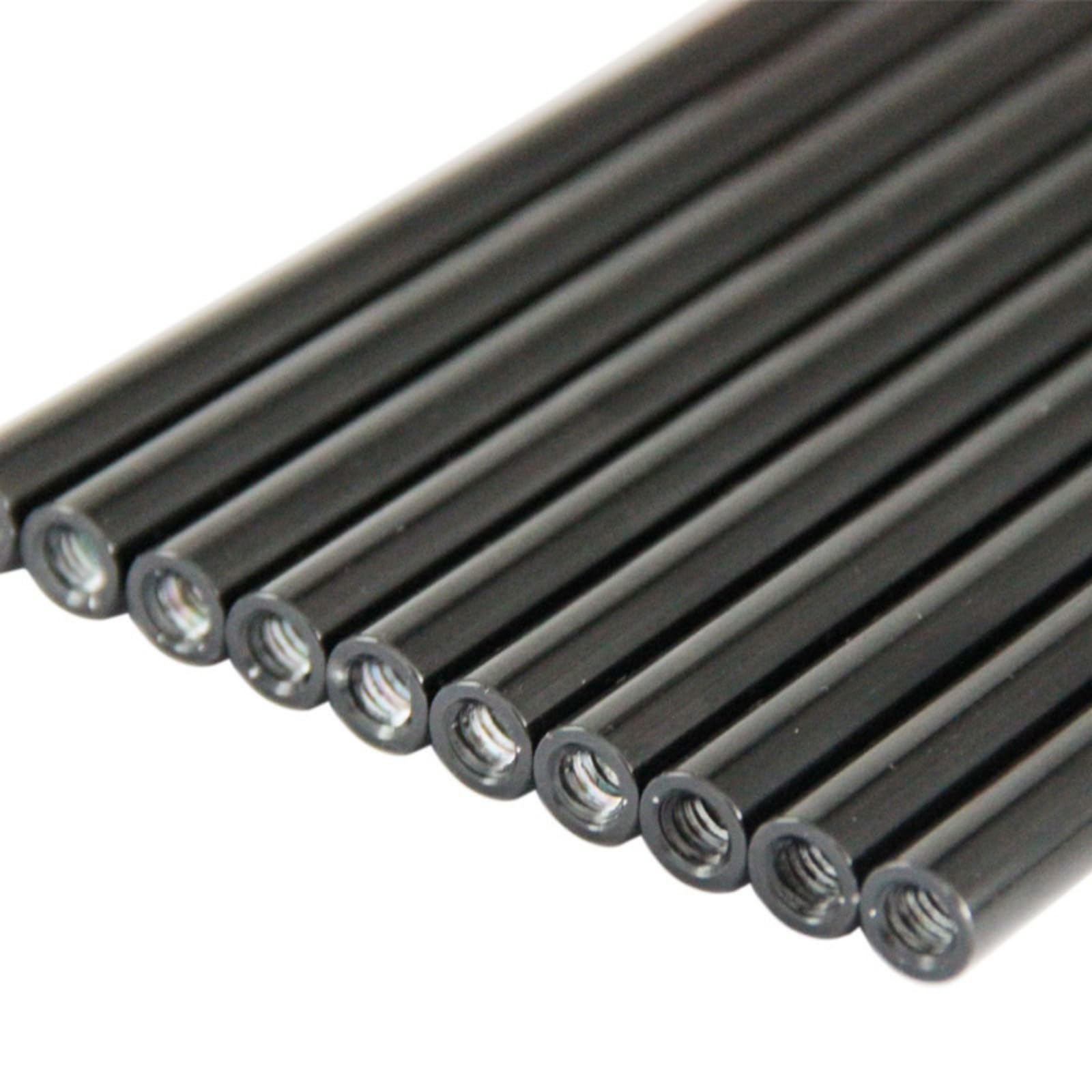 Varilla de extensión extensible para trípode con rosca estándar de 1/4 pulgadas para ajustes de altura del trípode