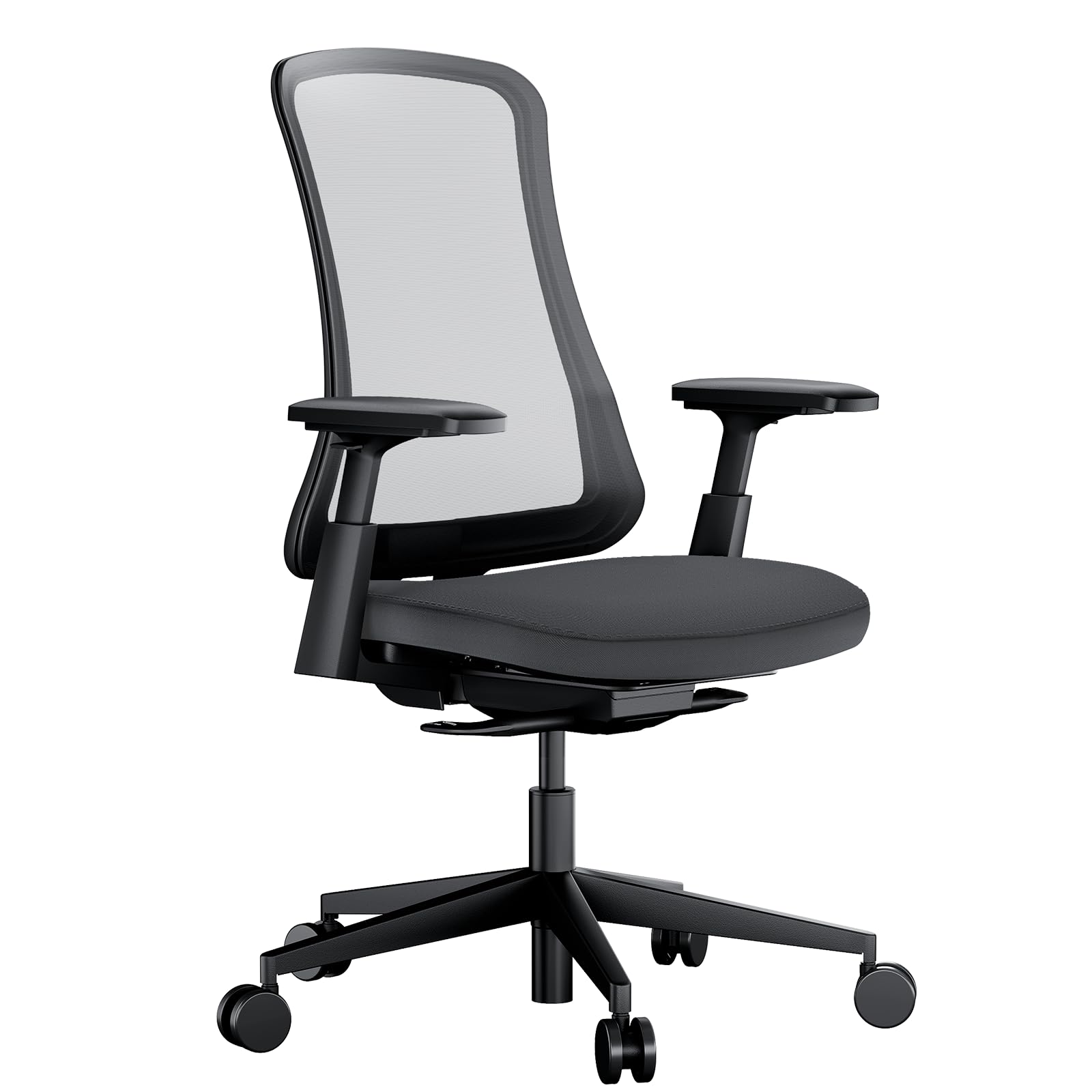 ProtoArc Ergonomic Office Chair - Flexer Computer Chair Foam Cushion Sliding Seat Breathable Mesh from Wintex 125 Reclining