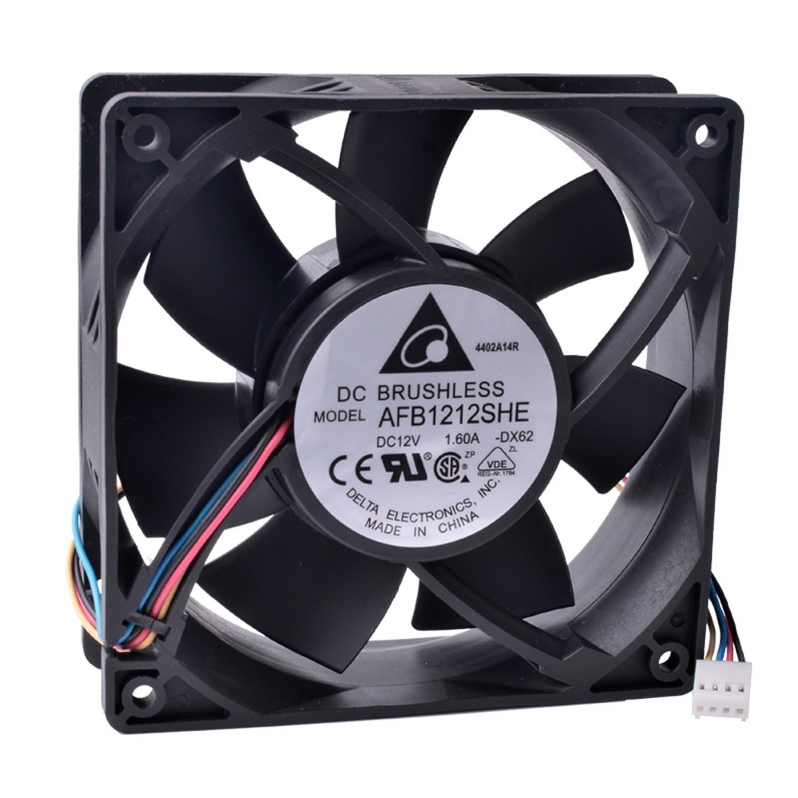UWUKCJOKQ AFB1212SHE 12CM 12038 120x120x38mm 12V 1.6A 4-Wire 4Pin PWM Double Ball Bearing high Volume air Cooling Fan
