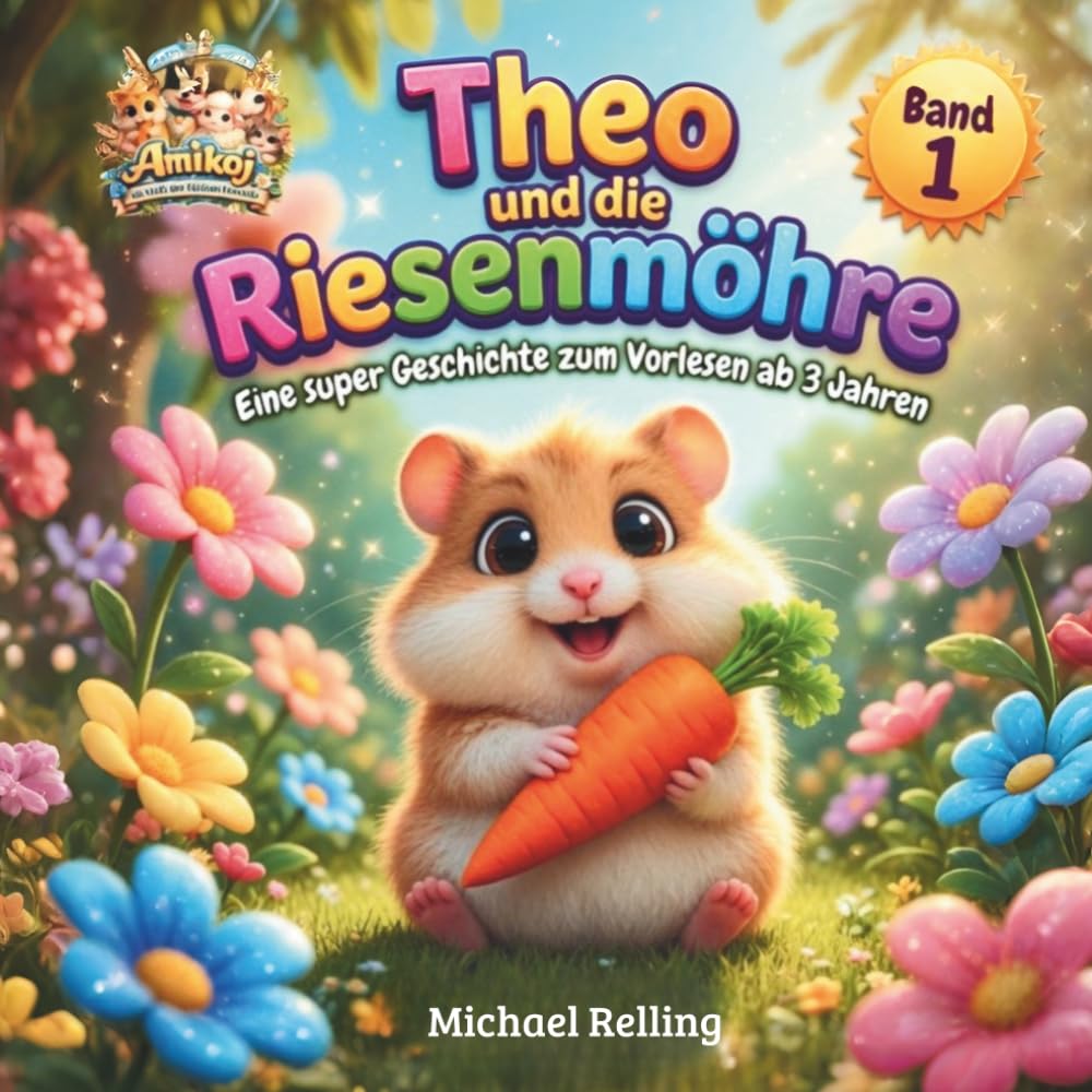 Theo und die Riesenmöhre: Eine liebevolle Vorlesegeschichte über Freundschaft, Teilen und Geborgenheit (Amikoj – Die Welt der kleinen Freunde)
